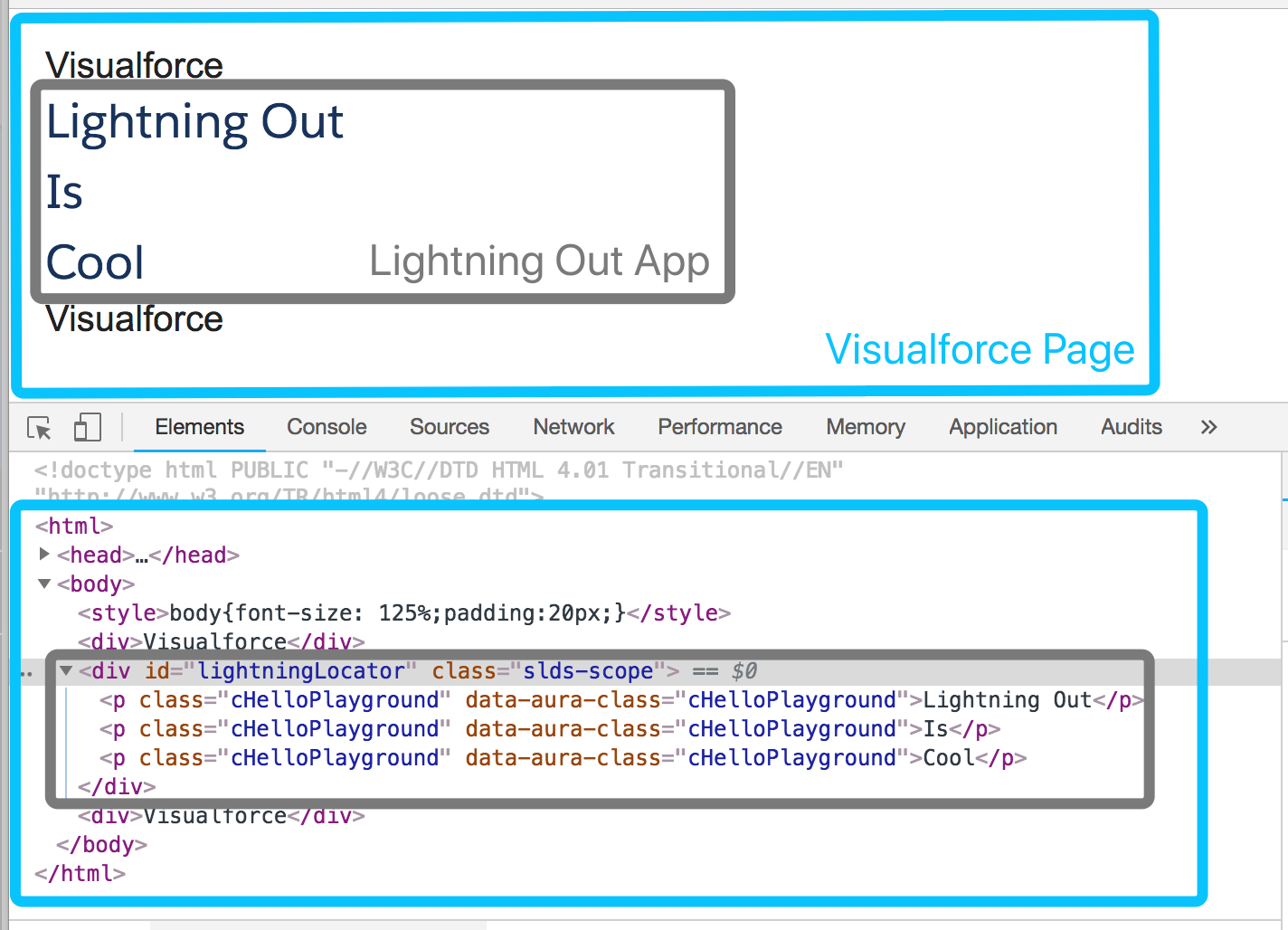 How to add a Lightning Component to a Visualforce page